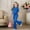 F-524Blue, variant on ZHOGXU Big Kids Girls Outfit Bow Printed Short Sleeve Round Neck Top And Flare Pants Two Piece Comfortable Fashion Sets For Daily Wear Beige 9-10 Years