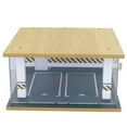 thumbnail image 4 of Diorama 1/24 Model Car Garage Parking Lot Scenery LED Lighting Display Box Gift Car Garage Display Case with Clear Acrylic Cover and LED Lighting for 2 Parking Space, Case, Simulation Model, 4 of 23