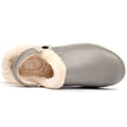 thumbnail image 3 of Womens Mens Comfort Slippers Winter Lined Clogs Non-slip Home House Slippers Slip on Garden Shoes Indoor Outdoor Beige, 3 of 6