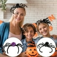 thumbnail image 3 of Dserhfy Halloween Bows Hair Clips Pumpkin Spider Hairpins Halloween Classic Horror Theme Parties Accessories, 3 of 7