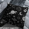 thumbnail image 2 of Feelyou Outer Space Fabric by the Yard 5 Yards for Kids, Cartoon Planet Home Decor Fabric by the Yard, Stars Moon Print Sewing Fabric, Ultra Soft Home Decor, 2 of 6