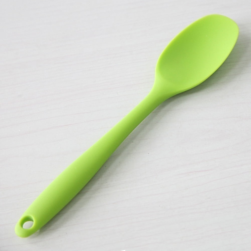 Walbest Boutique Silicone Mixing Spoon Long Handle Nonstick