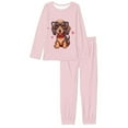 thumbnail image 5 of FOR U DESIGNS Cartoon Dachshund Pjs Sets for Women Long Pants and Tops 2PCS Size 2XL Pjs Comfortable Lounge Set with Pockets for Women Long Sleeve Sleepwear Pajamas, 5 of 6