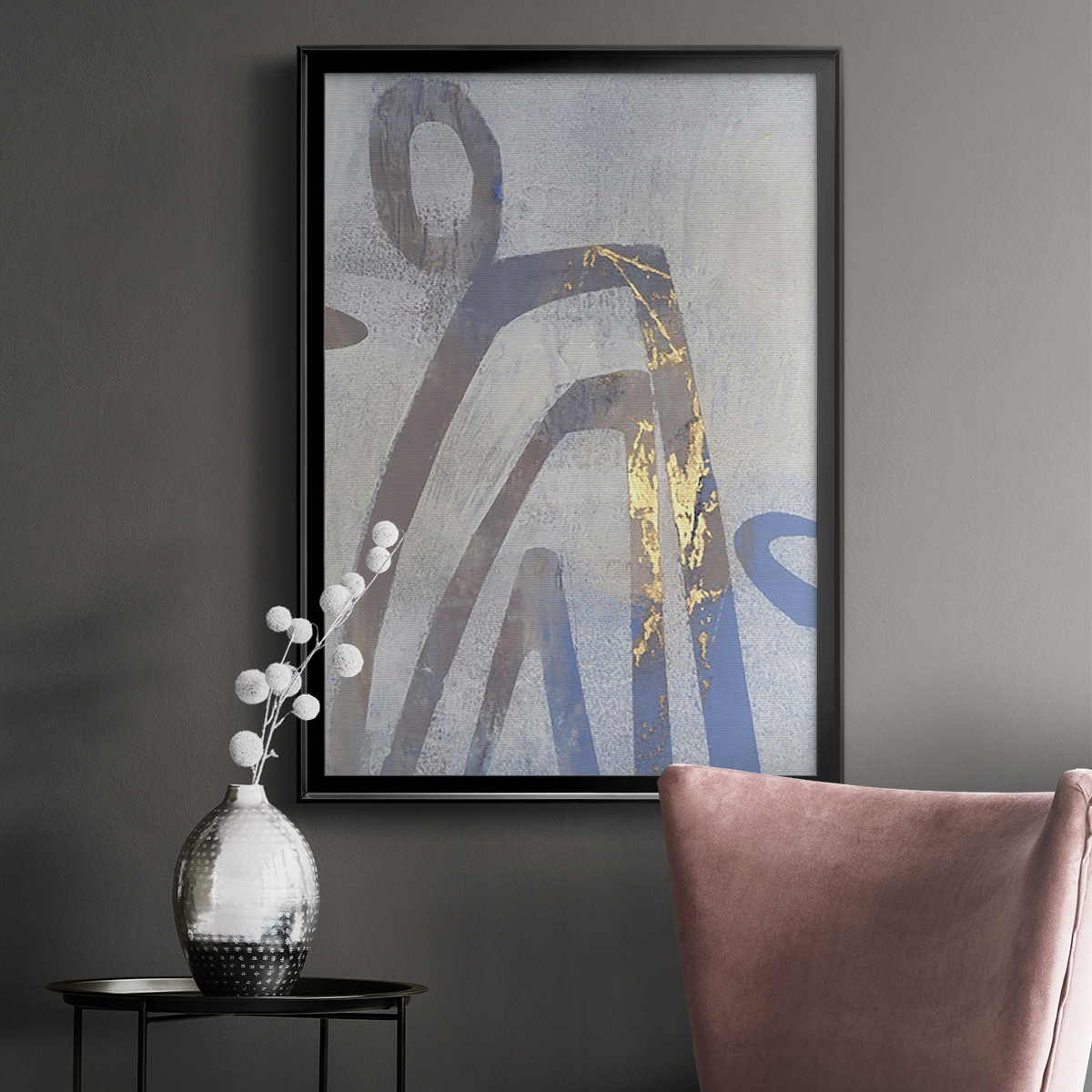 Linx II Premium Framed Print, in Gold, Black, or Silver - Ready to Hang