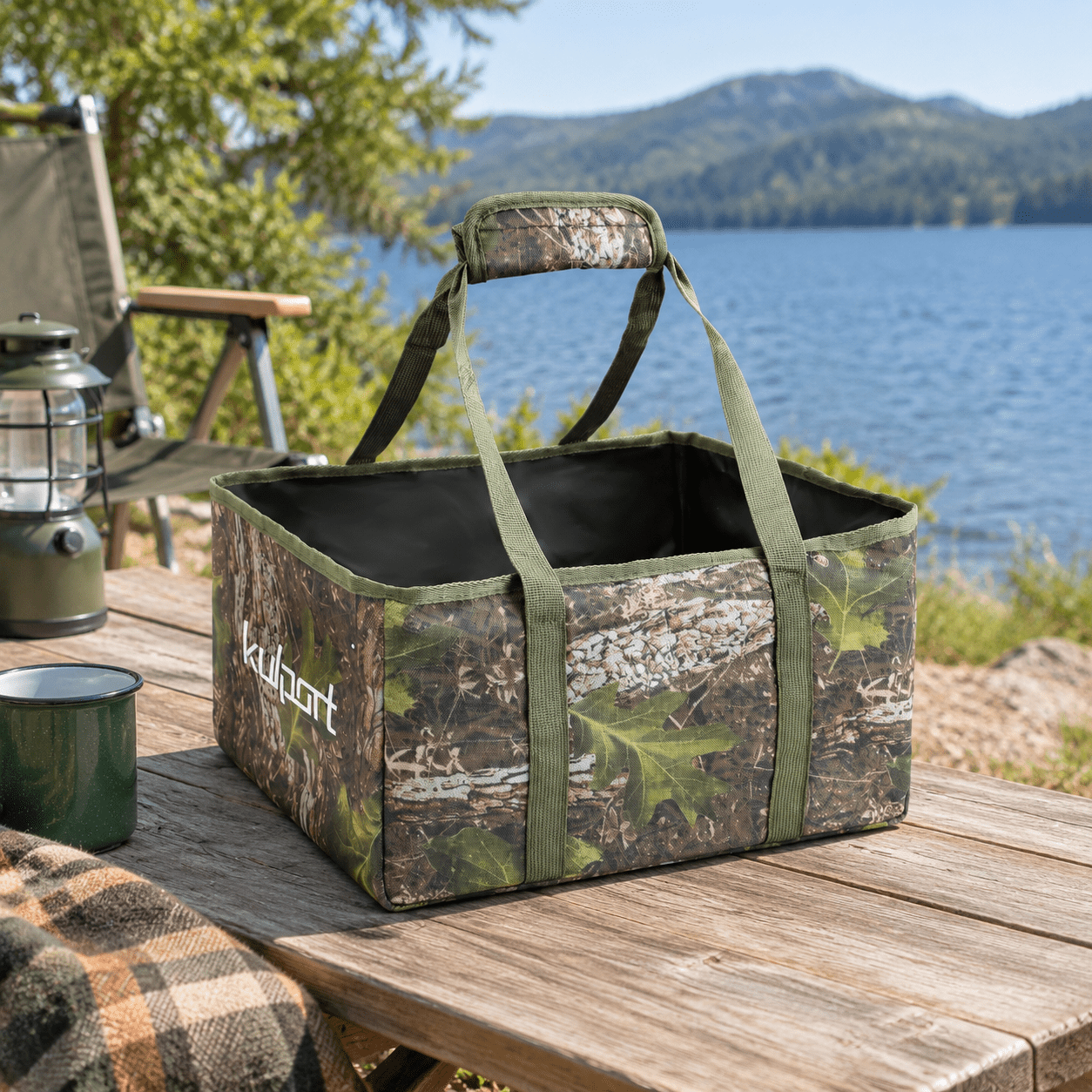 Only Tackle bag 600D Rip-stop Polyester Fishing Storage Bag for Freshwater Saltwater