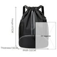 thumbnail image 4 of Multi-functional Large Capacity Lightweight Sports Yoga Drawstring Backpack, 4 of 9