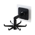 thumbnail image 3 of maskred 360 Degrees Rotating Hook Punch-Free Kitchenware Storage Rack Clothes Ties Hanging Organizer Holder Bathroom Kitchen Utensils black 1Set, 3 of 6