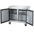 thumbnail image 5 of 36 in. Commercial Undercounter Freezer 8 Cu.Ft. Stainless Steel Two-Door Commercial Freezer, 5 of 13