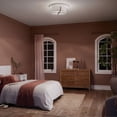 thumbnail image 3 of 52594CLP Kichler Lighting Malen - 4 Light Flush Mount-8.25 Inches Tall and 20 Inches Wide-Classic Pewter Finish, 3 of 7