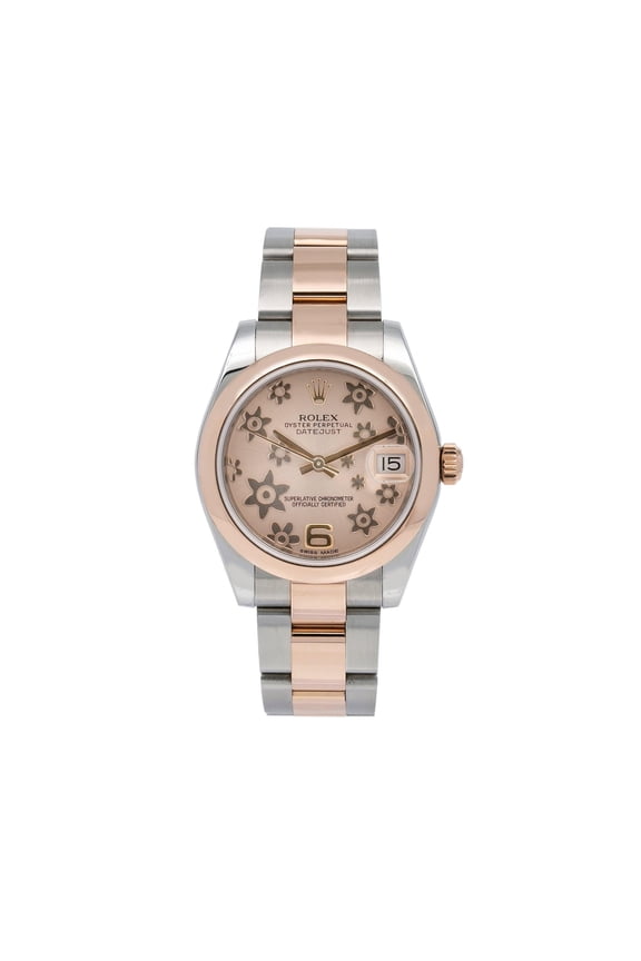 Pre-Owned Rolex Lady-Datejust 178241 31MM Pink Dial With Two Tone Oyster Bracelet