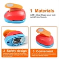 thumbnail image 4 of TOP! Paper Crafts Circle Punches - 6 Sizes of Cutters, Including 3-Inch Punches, in Random Colors,for, 4 of 6