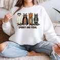 thumbnail image 5 of Spooky And Feral Raccoon Halloween Raccoon Ghost – T-Shirt / Hoodie / Sweatshirt – Halloween Theme – Costume Parties & Fall, 5 of 6