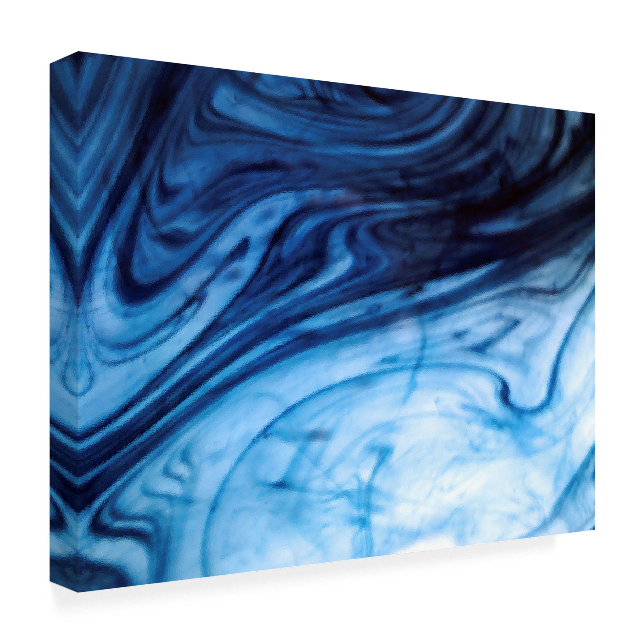 Canvas Wall Art - Clive Branson 'Abstract Wave' Wall Art for Living Room, Bedroom, or Office Décor by Trademark Fine Art - 19 x 14 Inches