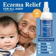 SkinSmart Antimicrobial Eczema Therapy with Hypochlorous Acid, Removes Bacteria so Skin Can Heal, for Adults, Kids and Seniors, 8 Ounce Clear Spray