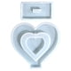 thumbnail image 2 of Modelo de Marco de Fotos de Corazón Hueco Modelo de Resina Epoxi DIY Marco de Fotos con Suministros Básicos Modelo de Marco de Imagen de Fundición Par Soledad Fundición de resina de silicona, 2 of 7