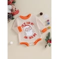 thumbnail image 3 of Suealasg Toddler Baby Boys Girls Christmas Romper Newborn Long Sleeve Santa Claus Print Bodysuit Jumpsuit 3M 6M 12M 18M Infant Boys Girls Playsuit Winter Clothing, 3 of 8