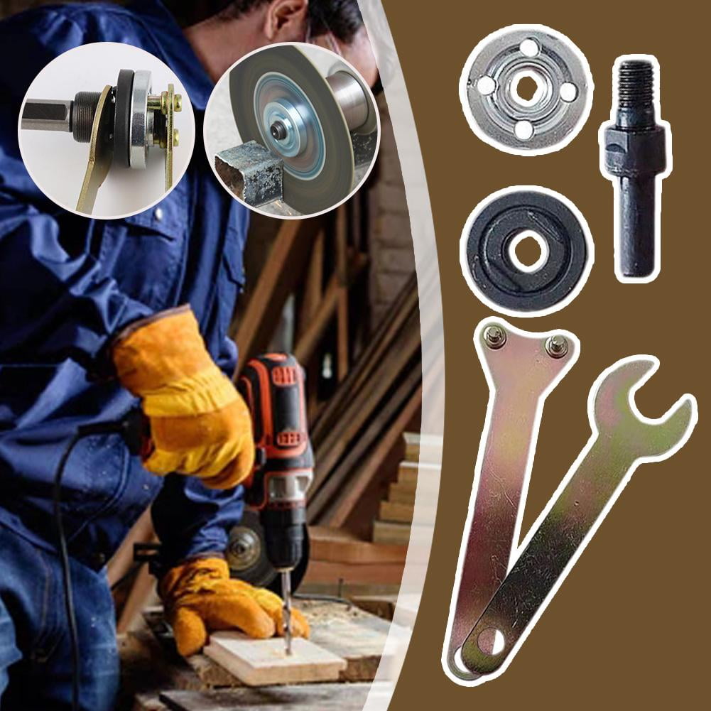 Angle Grinder Mandrel Adapter Holder Wrench Grinding Handle Drill