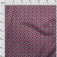 thumbnail image 3 of oneOone Rayon Red Fabric Asian Ikat Sewing Craft Projects Fabric Prints By Yard 56 Inch Wide, 3 of 4
