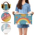 thumbnail image 5 of Yayeee Foldable Storage Basket for Shelves with Handles Waterproof Cloth Bins, Rainbow with Stars, 5 of 7