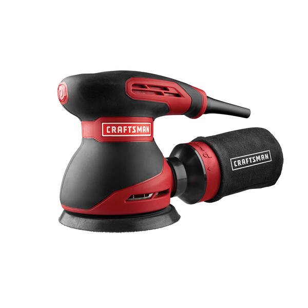 Craftsman ORBIT SANDER 2.8AMP 5 Orbital Palm Tool Dust Bag 2110
