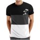 thumbnail image 1 of Mens Casual Pantalones Cortos Cuello Redondo Patchwork Impresión Suéter Blusa de Fitness, Camisetas para Hombre, 1 of 4