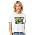 thumbnail image 2 of Grandma Mouse LOL Women's Headliner Cropped Crewneck T-Shirt | Alternative 5114BP (Black, XS), 2 of 3