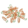 thumbnail image 1 of yuksok 20 Pcs Pinces à Papier Créatives Colorées, Lisses, Design en Forme de Carotte, 1 of 6