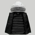 thumbnail image 3 of Hvyesh Puffer Vest for Women Sleeveless Padded Coat Winter Hooded Gilet Outerwear Warm Puffer Gilet Coat Lightweight Drawstring Waistcoat, 3 of 9