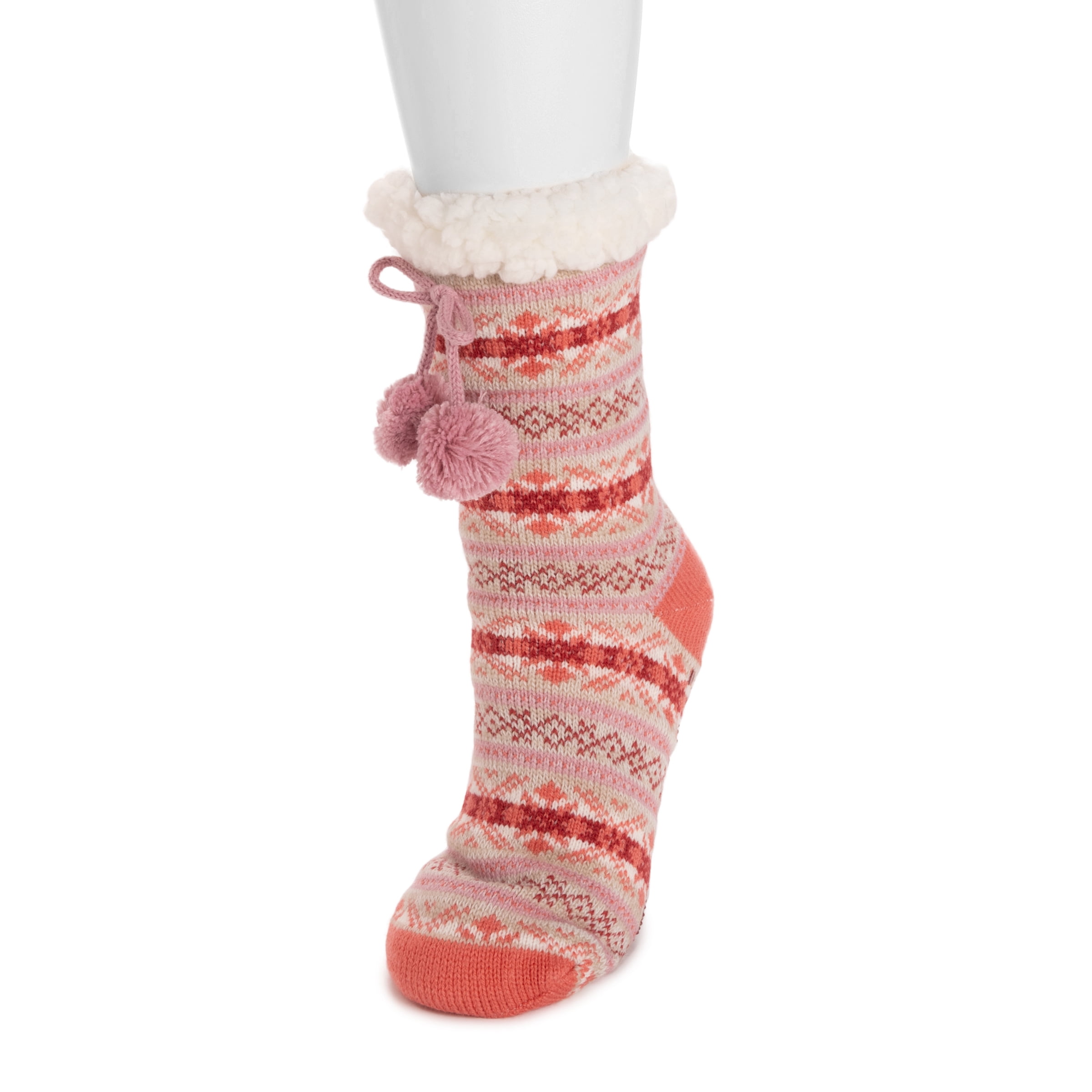MUK LUKS Women's Tall Cabin Sock, 1-Pair, Sizes S/M & L/XL