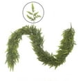 thumbnail image 3 of Hvmvliv 4ft Christmas Norfolk Pine Garland Decoration Soft Realistic Christmas Garland for Porch Fireplace Hanging Rattan Decoration Green, 3 of 9