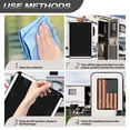 thumbnail image 7 of Psesaysky Faded American Flag RV Door Window Shade Cover, Camper Sunshade Privacy Screen Window Cover, 17.3x26 inches，Travel Trailer Motorhome Sun Shade RV Accessories, 7 of 7