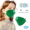 YZHM Adult Disposable Face Masks Outdoor Mask Droplet And Haze Prevention Fish Non Woven Face Masks 5PCS