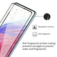 thumbnail image 3 of FIEWESEY For Samsung Galaxy A73 Screen Protector Anti Scratch Case Friendly Bubble Free Scratchproof 9H Tempered Glass Screen Protector for Samsung Galaxy A73 (2 Pcs), 3 of 6