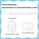 thumbnail image 2 of 1 caja de 43 a 45 perlas de agua dulce de 5,5 a 6,5 ​​mm, perlas naturales cultivadas en agua dulce, forma ovalada de arroz, perlas sueltas barrocas blancas., 2 of 6