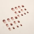thumbnail image 6 of Fofosbeauty 24pcs Press on False Nails Tips, Coffin Fake Nails, Coffin Milk Coffee Gradient, 6 of 8