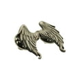 thumbnail image 2 of PinMart's Antique Silver Flying Angel Wings Lapel Pin, 2 of 3