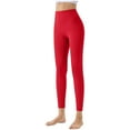 thumbnail image 4 of LMOIPLI Women's Full Lenght Trousers Vintage Running Sweatpants Plain Color Workout Athletic Lounge Running Sweatpants Exercise Track Pants Fashion Summer Clothes Sports Training Pants Red XL, 4 of 4