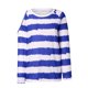 thumbnail image 4 of Blusa informal de manga larga con estampado de tiras y cuello redondo a la moda para mujer Fridja  FKASFK2957, 4 of 8