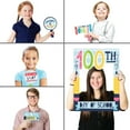 thumbnail image 3 of Big Dot of Happiness Happy 100th Day of School - 100 Days Party Selfie Photo Booth Picture Frame and Props - Printed on Sturdy Material, 3 of 7