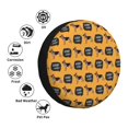 thumbnail image 3 of Bingfone German Shepherd Woof Spare Tire Cover Weatherproof Universal Wheel Protectors for RV Camper Travel Trailer SUV Truck-17 inch, 3 of 8