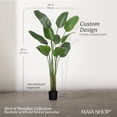 thumbnail image 3 of Maia Shop 7ft Bird of Paradise Artificial Plant, Fake Plants for Home Decor, 3 of 8