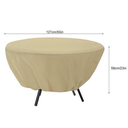 Sonew Garden Table Cover Table Cover Round Table Dust Cover Outdoor Waterproof Garden Patio Furniture Covers Walmart Canada