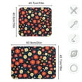 thumbnail image 4 of Yayeee Dish Drying Mat for Kitchen Counter 16"x18" Microfiber Absorbent Pad, Red Floral, 4 of 7