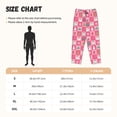 thumbnail image 3 of Sigee Pink Christmas Cheer print Women's Soft Pajama Pants Lounge Sleep Bottoms with Elastic Waistband and Pockets-Large, 3 of 6