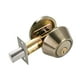 thumbnail image 5 of Cerradura de puerta con cerrojo, pomo redondo, accesorios de seguridad redondos, un solo lado Marrón, 5 of 9