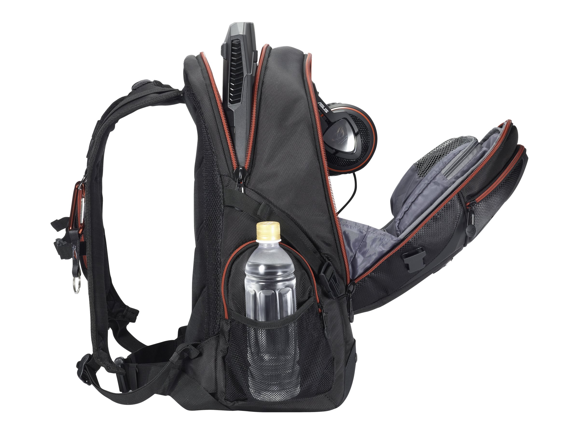 90XB0160-BBP010 ROG nomad Carrying Case (Backpack) for 17in Notebook, Tablet - Black - image 5 of 15