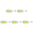 thumbnail image 1 of Señuelo Suave para Pesca Con Flotador Cebo Cola en T Paleta Pequeña 5cm Lubina () Amarillo, 1 of 4