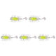 thumbnail image 1 of Señuelo Suave para Pesca Con Flotador Cebo Cola en T Paleta Pequeña 5cm Lubina () Amarillo, 1 of 4