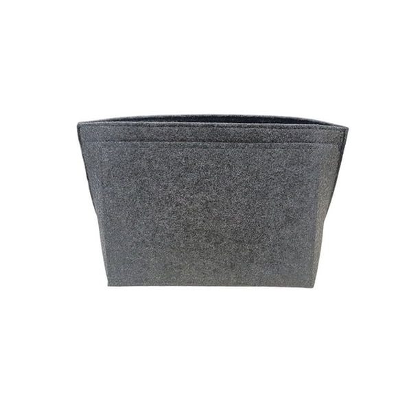 Organizador de bolso de fieltro con múltiples compartimentos y bolsillo con cremallera. Organiza tu bolso para mujer.
