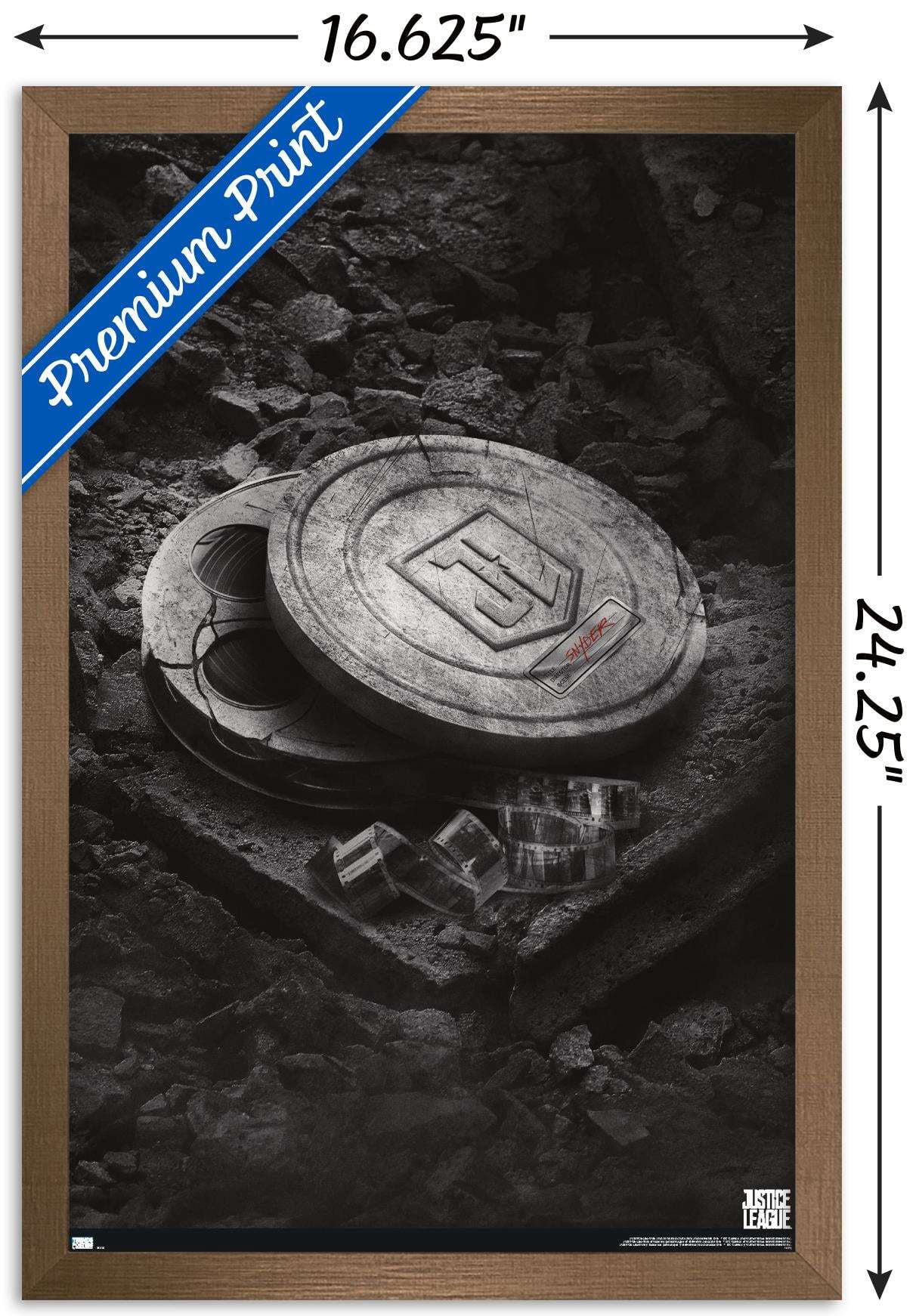 DC Zack Snyder's Justice League - Film Wall Poster, 14.725" x 22.375", Framed